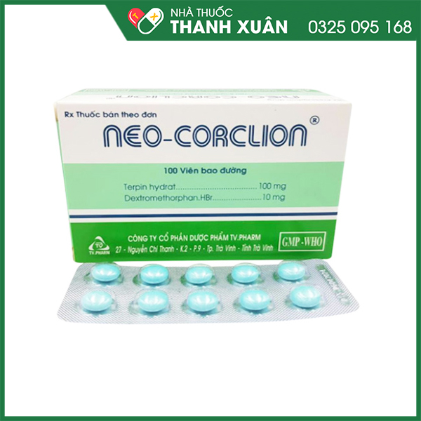 Neo-corclion điều trị ho, long đờm, ho mãn tính